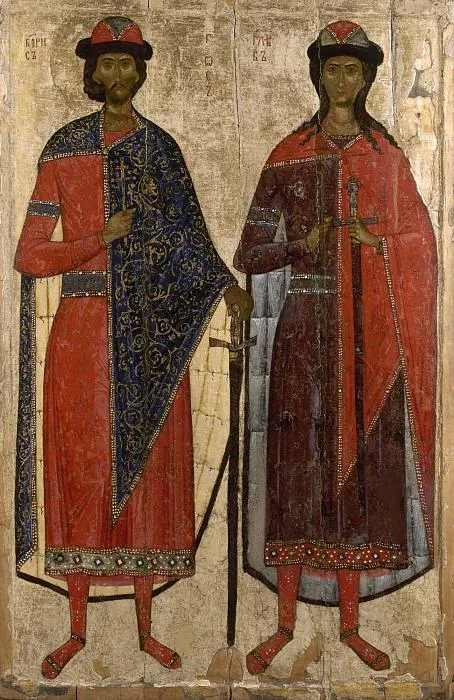 Icon. St Boris and St Gleb